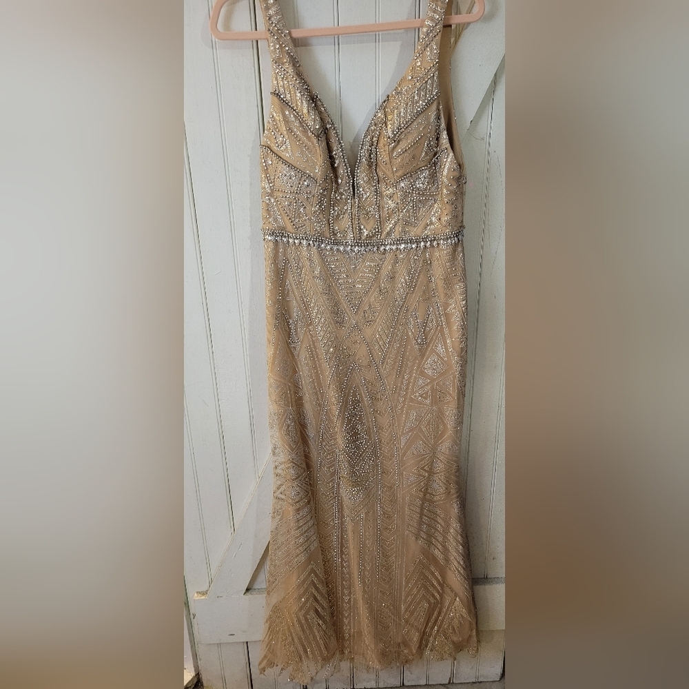 NWOT Long Fitted Dress - Picture 4 of 5